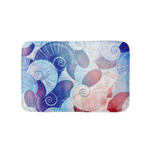 Seashell Scene Pattern Badmat