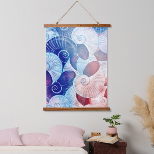 Seashell Scene Pattern Hangend Wandkleed (Slaapkamer)