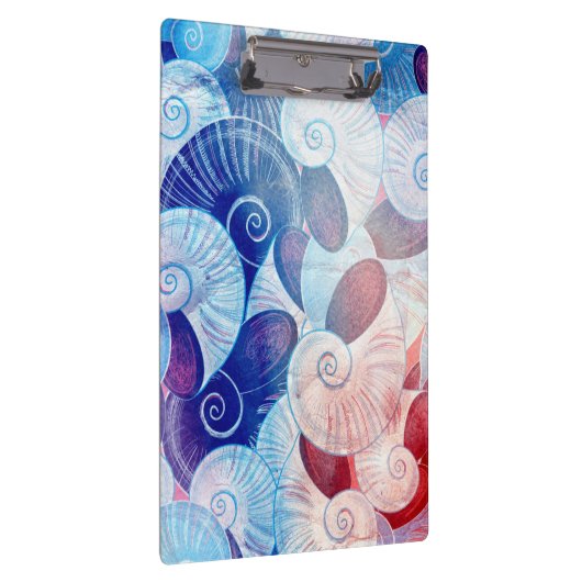 Seashell Scene Pattern Klembord (Rechts)