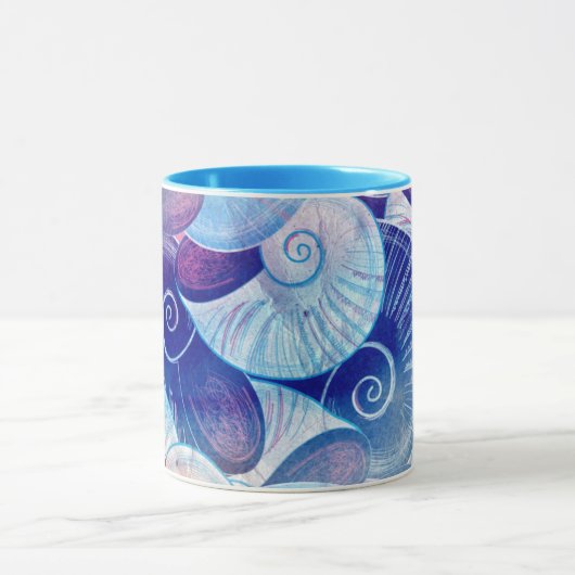 Seashell Scene Pattern Mok (Midden)