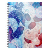 Seashell Scene Pattern Notitieboek (Voorkant)