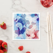 Seashell Scene Pattern Servet (Insitu)