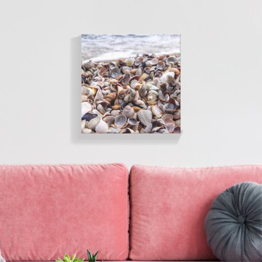 Seashell Serenade Canvas Afdruk (Insitu (Woonkamer))