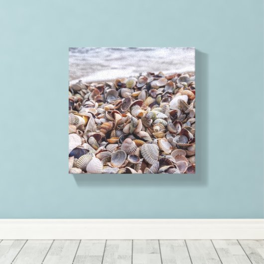 Seashell Serenade Canvas Afdruk (Insitu (Houten vloer))