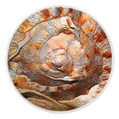 Seashell Shell Beach House Decor Keramische Knop (Voorkant)