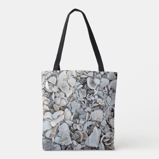 Seashell Shoreline Carry Tote Bag (Achterkant)