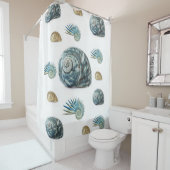 Seashell Shower Curtain Douchegordijn (In situ)