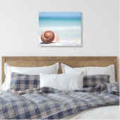 Seashell | Sint-Petersburg, Florida Canvas Afdruk (Insitu (Slaapkamer))