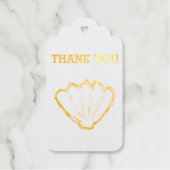 Seashell Sketch Cadeaulabels (Voorkant)
