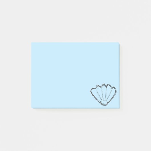 Seashell Sketch Post-it® Notes (Voorkant)