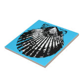 Seashell Sketch Tegeltje (Zijkant)