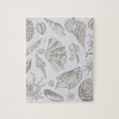 Seashell Soft Antiek Art Beach Shell Legpuzzel (Verticaal)