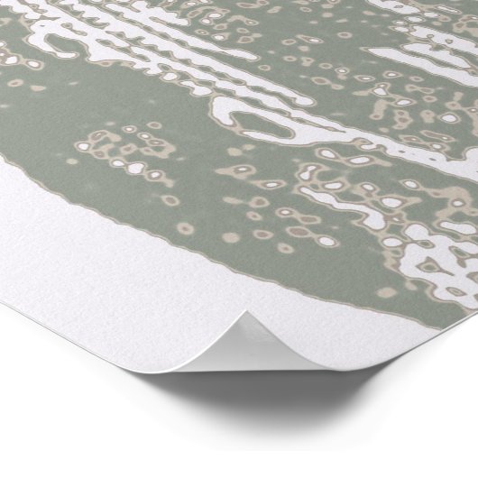 Seashell Soft Antiek Art Beach Shell Poster (Hoek)