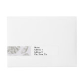 Seashell Soft Antiek Art Beach Shells Adreslabel Wikkel (Voorkant)