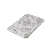 Seashell Soft Antiek Art Beach Shells Badmat (Gekanteld)