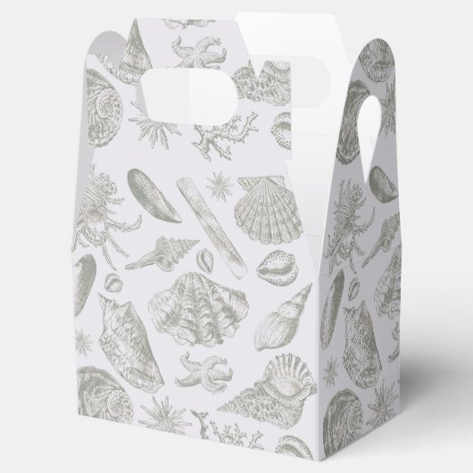 Seashell Soft Antiek Art Beach Shells Bedankdoosjes (Geopend)