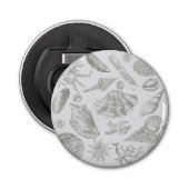 Seashell Soft Antiek Art Beach Shells Button Flesopener (Voorkant)