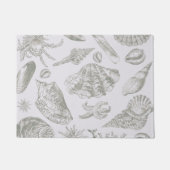 Seashell Soft Antiek Art Beach Shells Deurmat (Voorkant)