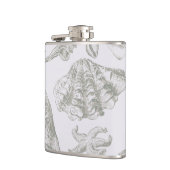 Seashell Soft Antiek Art Beach Shells Heupfles (Links)