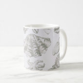 Seashell Soft Antiek Art Beach Shells Koffiemok (Voorkant rechts)