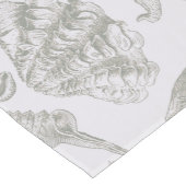 Seashell Soft Antiek Art Beach Shells Korte Tafelloper (Hoek)