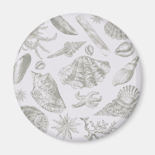 Seashell Soft Antiek Art Beach Shells Magneet