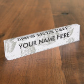 Seashell Soft Antiek Art Beach Shells Naambordje (Zijkant)