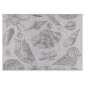 Seashell Soft Antiek Art Beach Shells Snijplank (Voorkant)