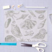 Seashell Soft Antiek Art Beach Shells Tissuepapier (Craft)