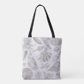 Seashell Soft Antiek Art Beach Shells Tote Bag (Achterkant)
