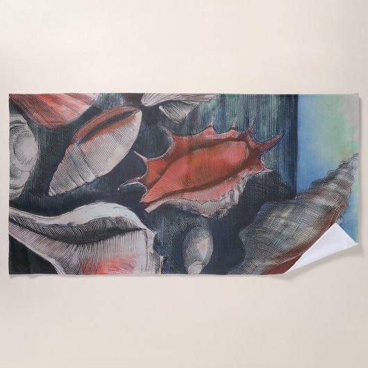 Seashell Sonata Strandlaken (Voorkant)