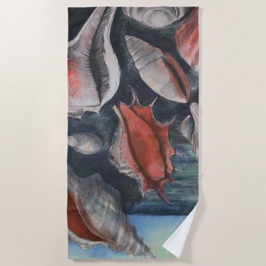 Seashell Sonata Strandlaken (Voorkant)