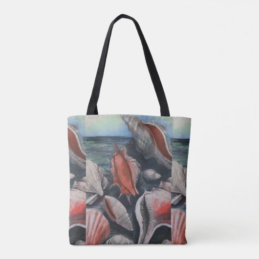 Seashell Sonata Tote Bag (Achterkant)