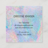 Seashell Square visitekaartje (Achterkant)