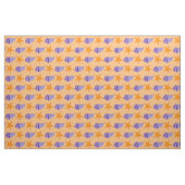 Seashell Starfish Oranje Paars Beach Conch Shell Stof (Yard (91,4 cm))