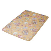 Seashell & Starfish Patroon strand vibes Badmat (Gekanteld)