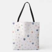 Seashell Starfish Seamless Pattern Tote Bag (Voorkant)