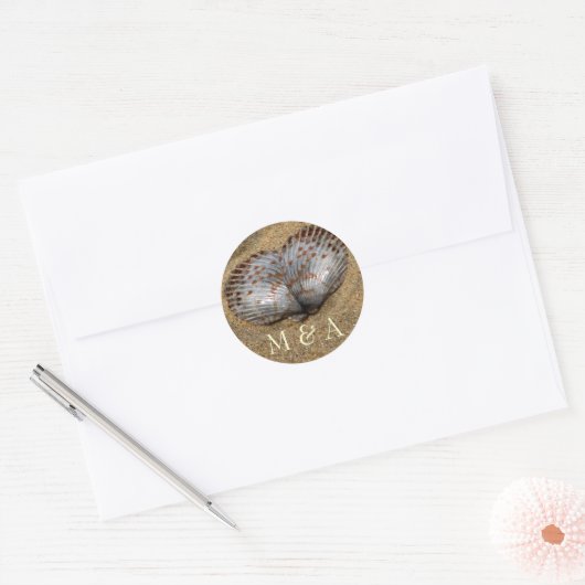 Seashell stickers (Envelop)