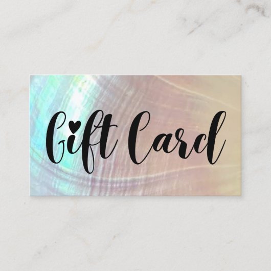 Seashell Store Gift Kaarten Visitekaartje (Voorkant)