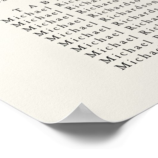 Seashell Strand Oceaan Bruiloft 8 Tafel Zitkaarten Poster (Hoek)