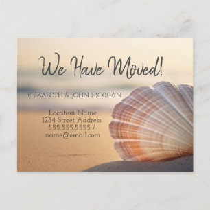Seashell Sunset Beach Bewegende Aankondiging