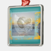 Seashell & Surf - Cape Cod Massachusetts Metalen Ornament (Links)