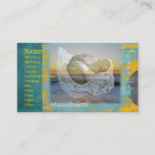 Seashell & Surf - Cape Cod Massachusetts Visitekaartje (Voorkant)