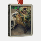 Seashell Tea Kettle plantte met succulenten Metalen Ornament (Rechts)