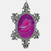 Seashell Tin Sneeuwvlok Ornament (Links)