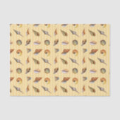  Seashell Tissue Paper Sand Stripe Tissuepapier (Voorkant)