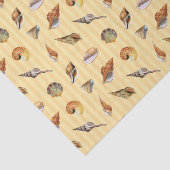  Seashell Tissue Paper Sand Stripe Tissuepapier (Detail)