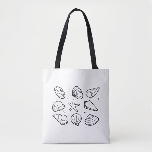 Seashell Tote Bag (Voorkant)