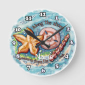 Seashell Treasures  Ronde Klok (Voorkant)