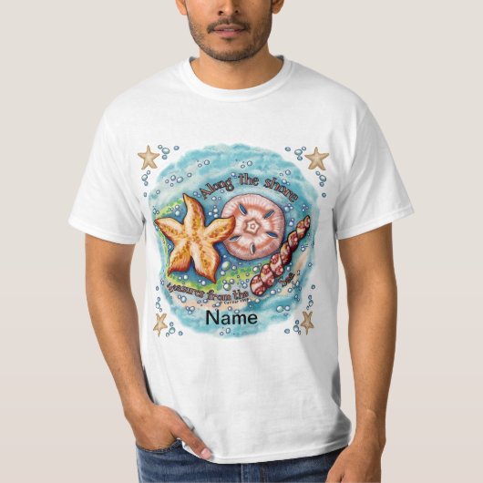 Seashell Treasures T-shirt (Voorkant)